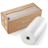 Syntus front packaging showing roll box and cutter, convenient storage benefit