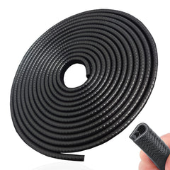 SYOAUTO front view of coiled 32ft door edge guard showing packaging and length benefit
