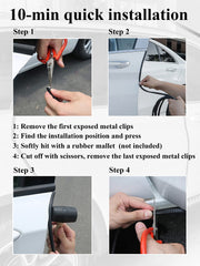 SYOAUTO textured black finish detail showing concealment of marks and aesthetic benefit