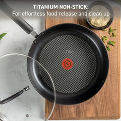 T-Fal Thermo-Spot closeup indicating proper preheat for consistent searing