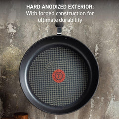 T-Fal Thermo-Spot heat indicator close-up that ensures accurate preheating for even searing