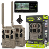 TACTACAM Reveal X front view showing camera design and easy mounting benefit