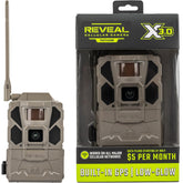 TACTACAM Reveal X 3.0 front view showing rugged case and lens, ready for monitoring