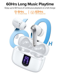 TAGRY X08 close-up of earbud driver and housing highlighting powerful sound detail