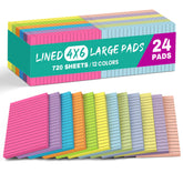 Taja front packaging of 24 pads showing large bright sticky notes for visible reminders