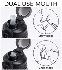 TakeToday screw cap seal detail showing leakproof closure for secure transport