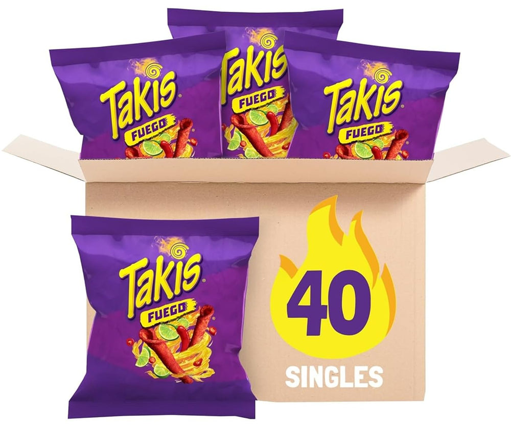 Takis front packaging showing brand and spicy flavor for bold snacking