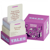 TALES front box showing Friends Edition benefits and compact design