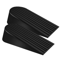 Talkfun front view of large rubber door stopper showing stable hold