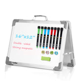 Tankee front view folded stand showing clean writable surface and portability benefit