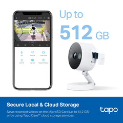 Tapo C120 color night vision sample showing clear nighttime detail for improved identification
