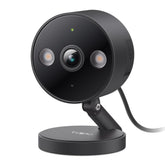 Tapo C121 front view showing camera lens and compact design for clear footage