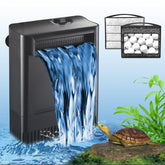 TARARIUM front view of filter showing compact design and inlet