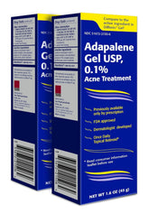 TARO front packaging showing dual 1.6 oz tubes, clear acne treatment benefits