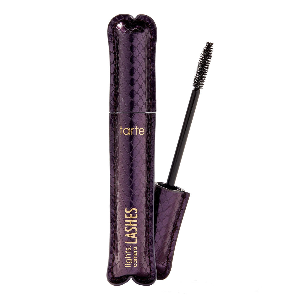 tarte front packaging showing full-size mascara, conveys premium presentation