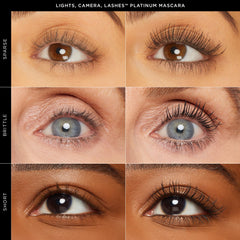 tarte mascara texture swipe on skin showing rich black pigment and smooth glide