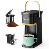Tastyle front view of compact coffee maker for small spaces