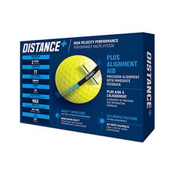 TaylorMade open sleeve displaying three yellow balls for easy count and convenient storage