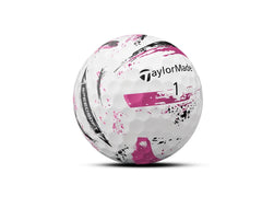 TaylorMade SPEEDSOFT Ink Pink cover close-up highlighting texture and soft feel