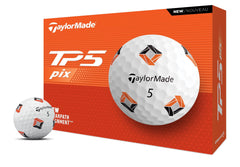 TaylorMade TP5 PIX front packaging showing box and logo for easy identification and purchase