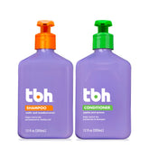 TBH front packaging showing both 12 oz bottles, clear brand visibility and benefit