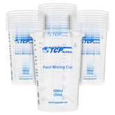 TCP Global box of 25 32 oz cups showing packaging and benefit of quantity