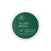 Tea Tree front jar showing product and matte packaging, highlights brand and easy grip