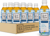 Teas' Tea front packaging showing full 12-pack and product clarity, promotes convenience