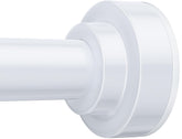 TEECK front view of white tension rod showing length and finish for clean look