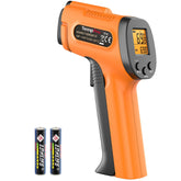 TempPro front view showing ergonomic grip and trigger for quick readings