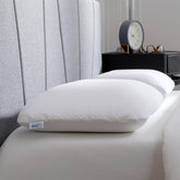 Tempur-Pedic Symphony front view showing clean profile and soft luxury finish for better sleep