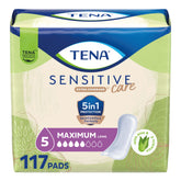TENA front packaging 117 ct showing product name and quantity for easy identification