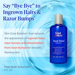 Tend Skin closeup of dropper applying solution for quick soothing benefit