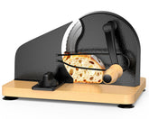 TENGIZUOHZ front view wooden frame showing compact durable design for stable slicing