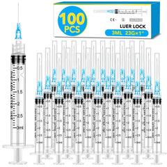 TENKAIWICK front box of 100 syringes showing branding and count, convenient storage