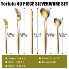 Terlulu close-up of dinner fork satin finish highlighting durable coating