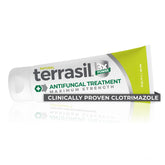 terrasil front packaging showing 1.7 oz tube and clear product branding for fast identification