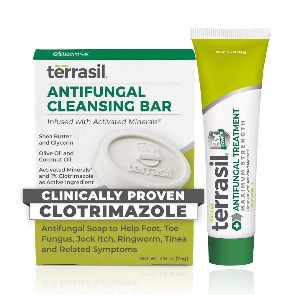 terrasil front packaging showing kit contents and clear benefits