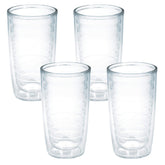 Tervis clear 4-pack front packaging showing durable travel cups and clear design