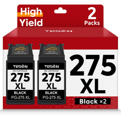 TESEN front packaging of PG-275XL two-pack showing product and benefits
