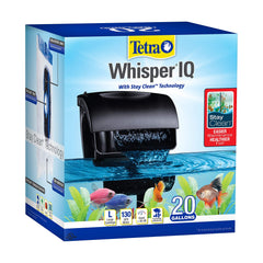 Tetra Whisper IQ front view showing compact hang-on-back design and quiet operation
