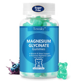 Tewuky front packaging showing blueberry gummies and benefits