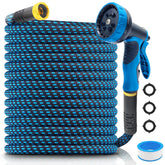 Thanlyn 50ft hose front view showing full length and lightweight benefit