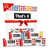 That's it front packaging showing the 35-bar variety pack and convenience