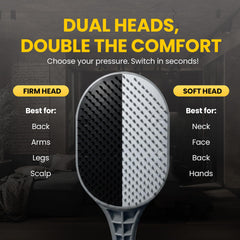 The Body Scratcher long handle in use reaching a back scratch spot for effortless relief