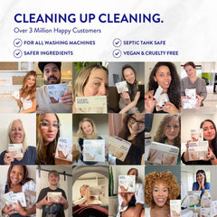 The Clean People cleaned dishes after wash showing streak-free glass benefit
