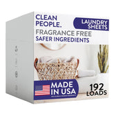 THE CLEAN PEOPLE front box showing recyclable packaging and count benefit