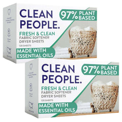 THE CLEAN PEOPLE front packaging shows 240-count pack and eco benefits