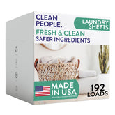 THE CLEAN PEOPLE front packaging showing recyclable box and fresh scent