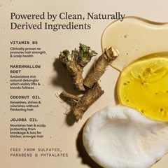 The Earthling Co. ingredient jar overhead highlighting botanical extracts and strength